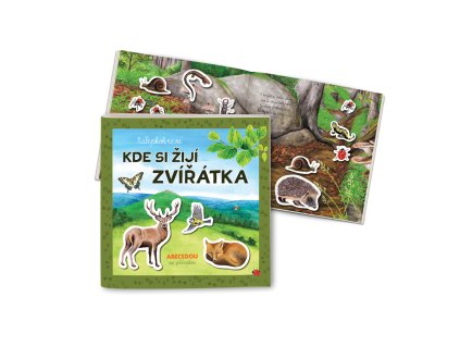 samolepkovy sesit kde ziji zviratka