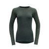 duo active merino 205 shirt mn damske termo triko merino zelene devold