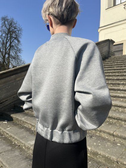 Bomberka šedá melír