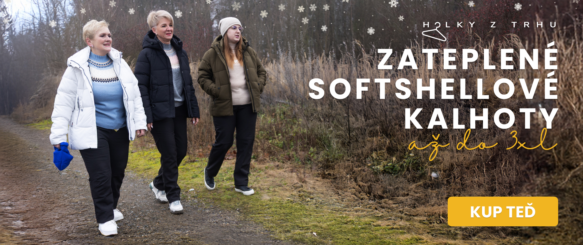 Dámské zateplené softshellové kalhoty