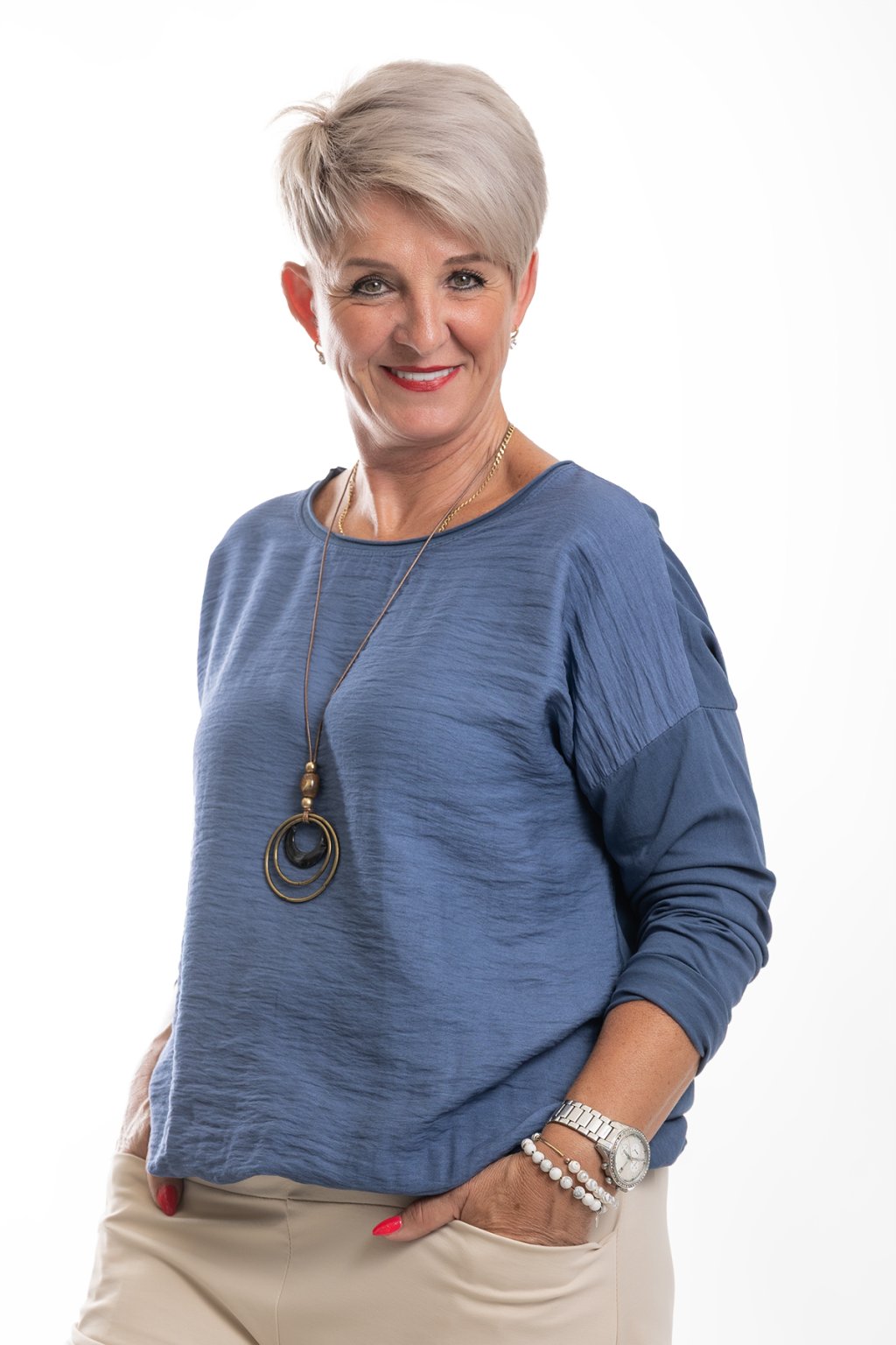 damske tricko TORY modra