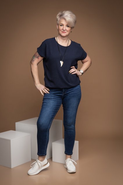 Skinny džíny INDIGO dark [MS3802-2, MD2210]