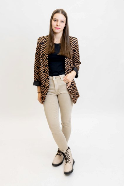 Dámské sako Bailey mini hnědé