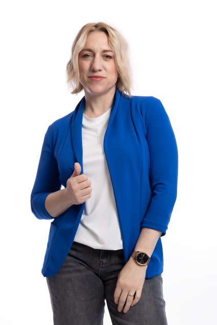pruzne sacko DIANA kralovsky modra