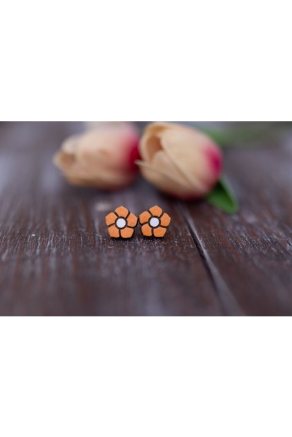 Dřevušky oranžové květy