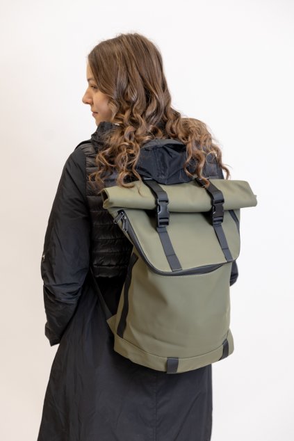 rolovaci batoh RAINY khaki