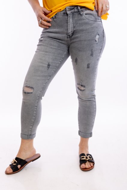 damske dziny MAREN grey seda