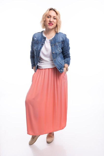 Midi sukně WINDY merunka