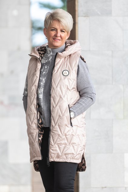 oboustranna vesta fren ruzova