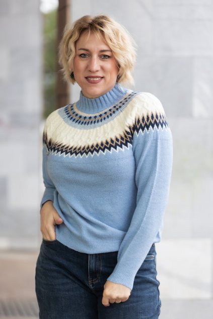 Kašmírový svetr JUSTÝNA