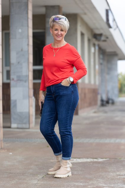 mom fit dziny bounce modra