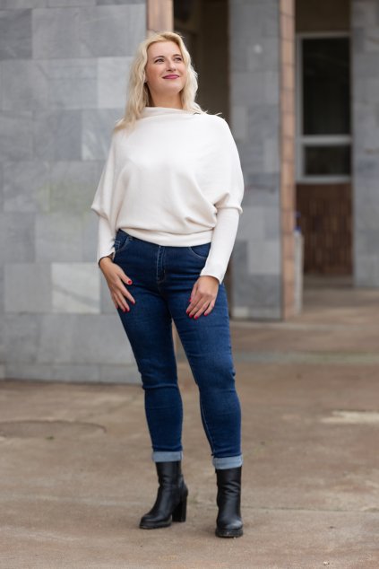 damske skinny dziny lucas push up modre redseventy