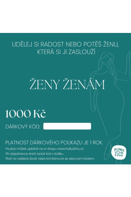 darkovy poukaz 1000 Holky z trhu