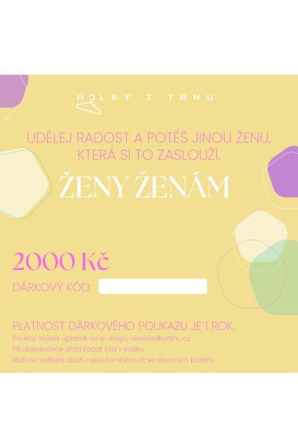 Poukaz 2000 barevny