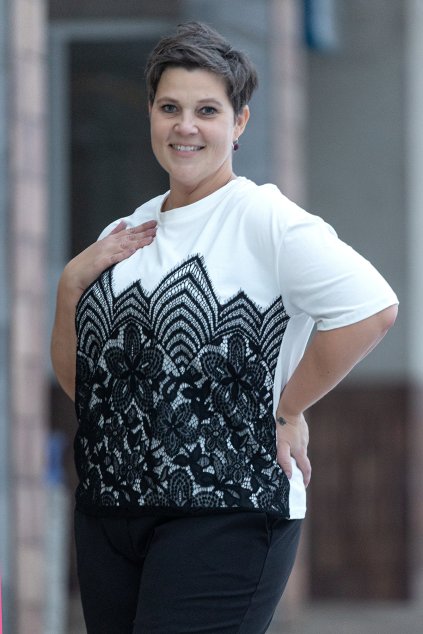 damske tricko s kratkym rukavem aisha bila