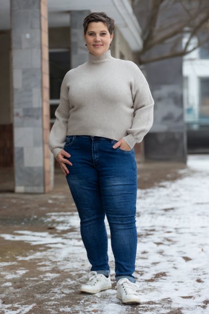 damske skinny dziny modra redseventy denim