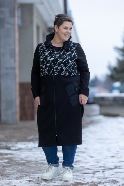 damsky elegantni kardigan seidy cerna