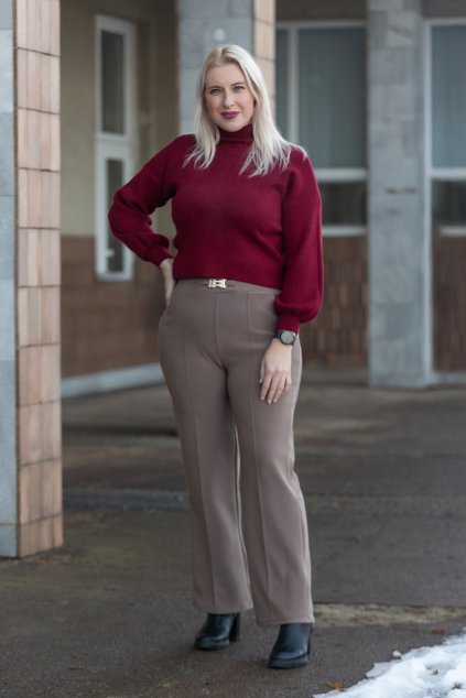 damske spolecenske kalhoty fay cappuccinova