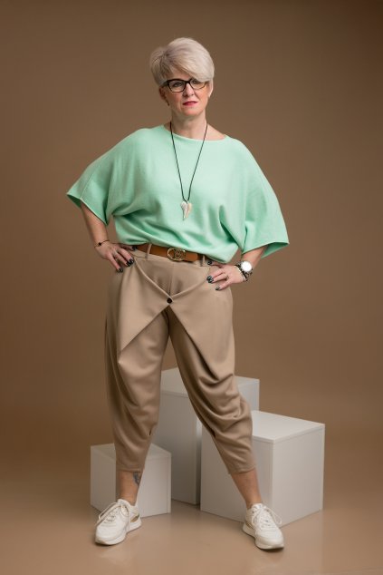 damske teplakove kalhoty gery cappuccinova