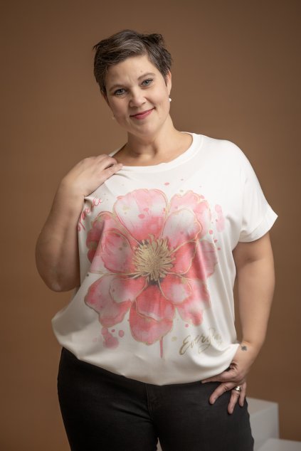 damske vzorovane tricko s kratkym rukavem oslo