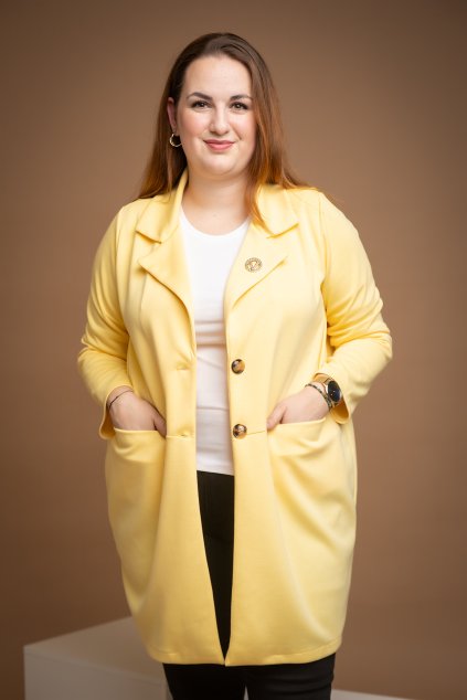 damsky prechodovy kabat wanted zluta