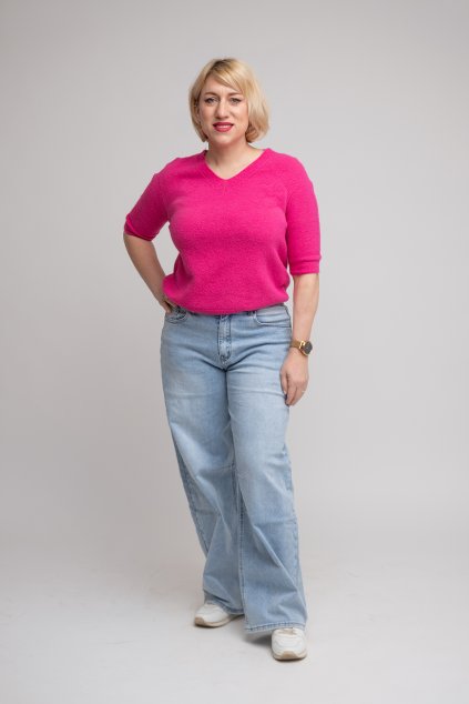 damske balonove dziny harry light svetle modra