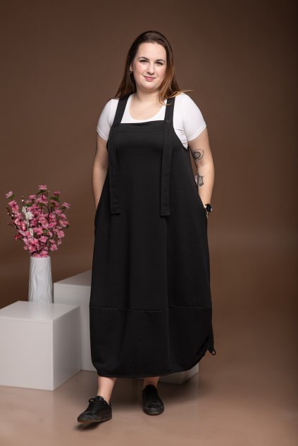 damske saty doile cerna