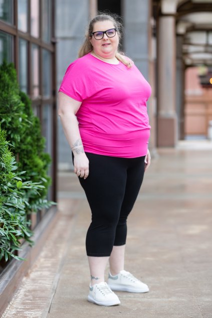 damske leginy 3/4 dany cerna