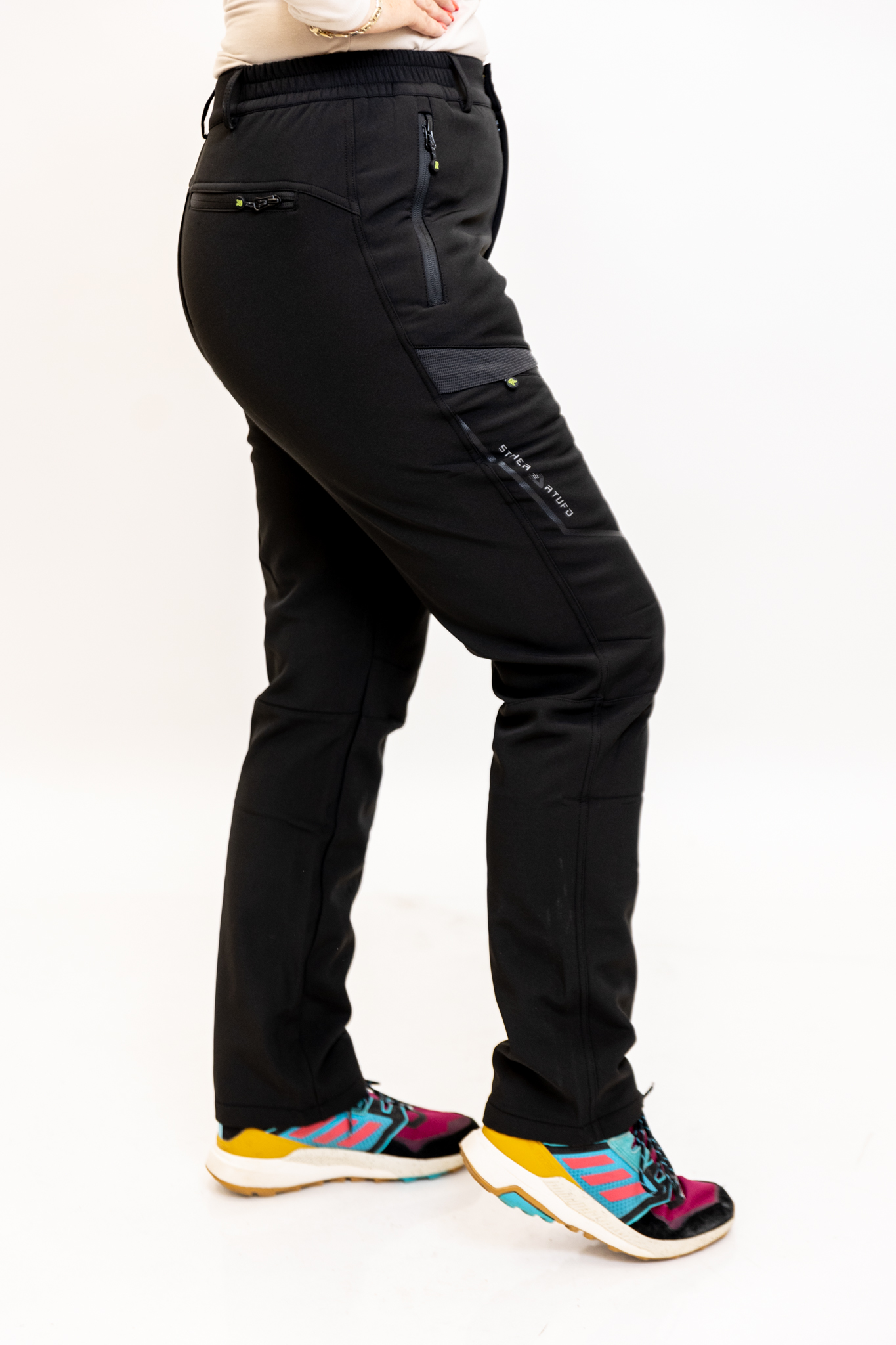 Levně Temster Zateplené softshellové kalhoty DIVINE UNISEX [23180] Barva: zelený zip