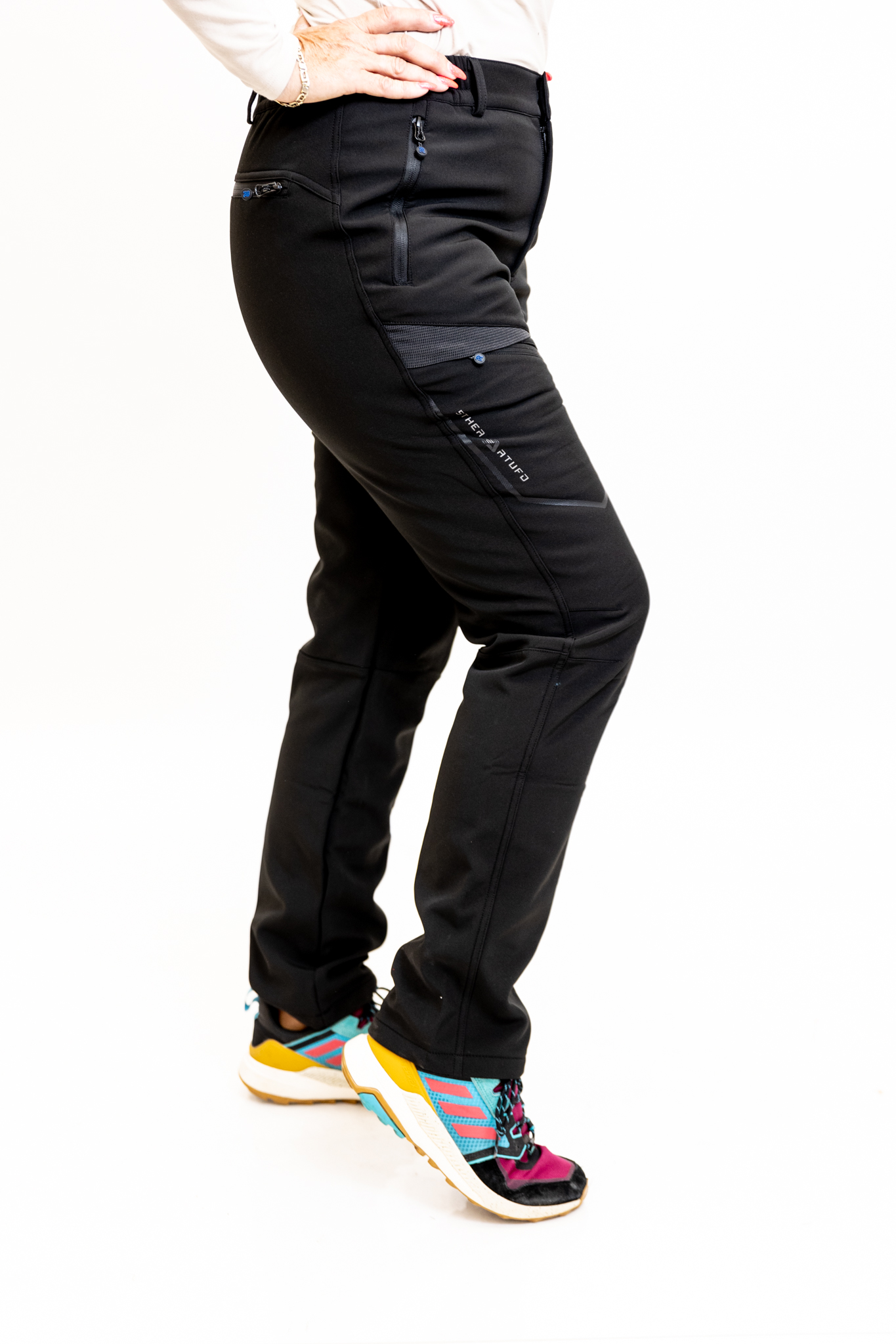 Levně Temster Zateplené softshellové kalhoty DIVINE UNISEX [23180] Barva: Modrý zip