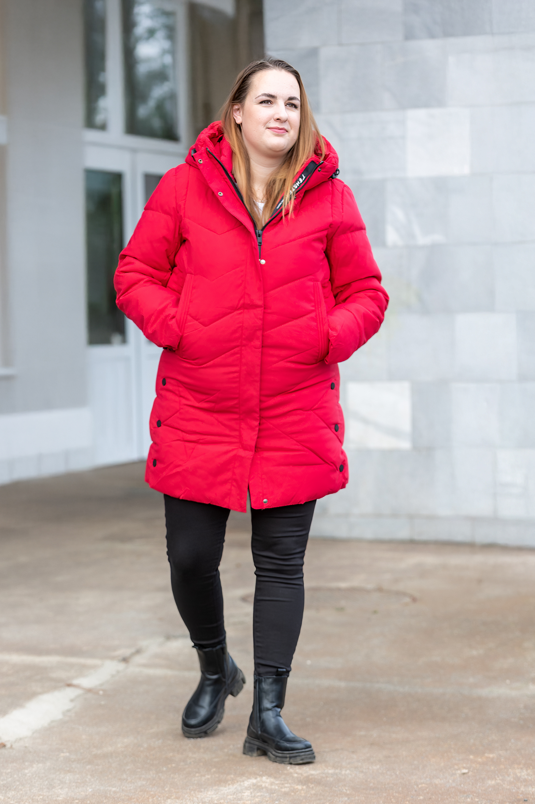 Temster Zimní kabát COMET [23929] Barva: Červená