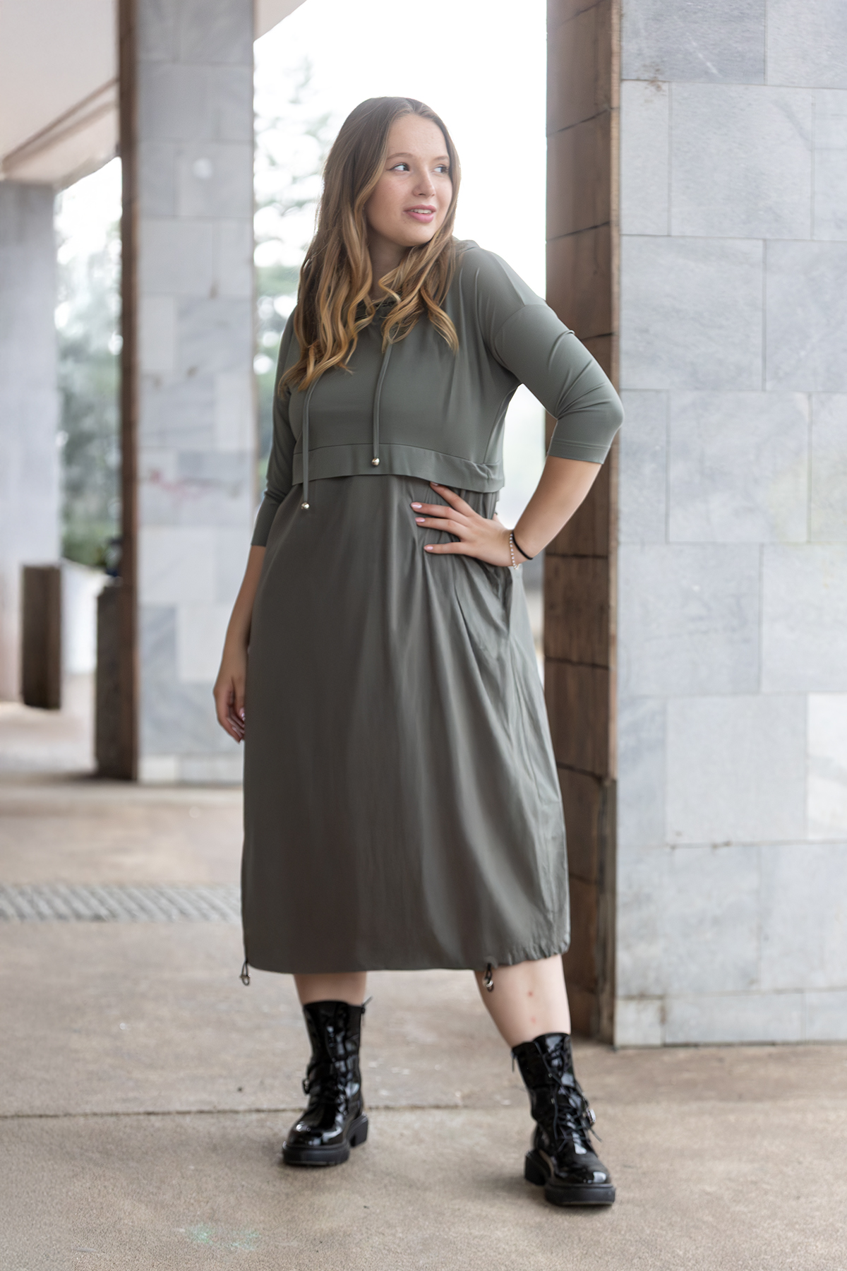 Marguerite by mako Šaty RACHEL Barva: Khaki