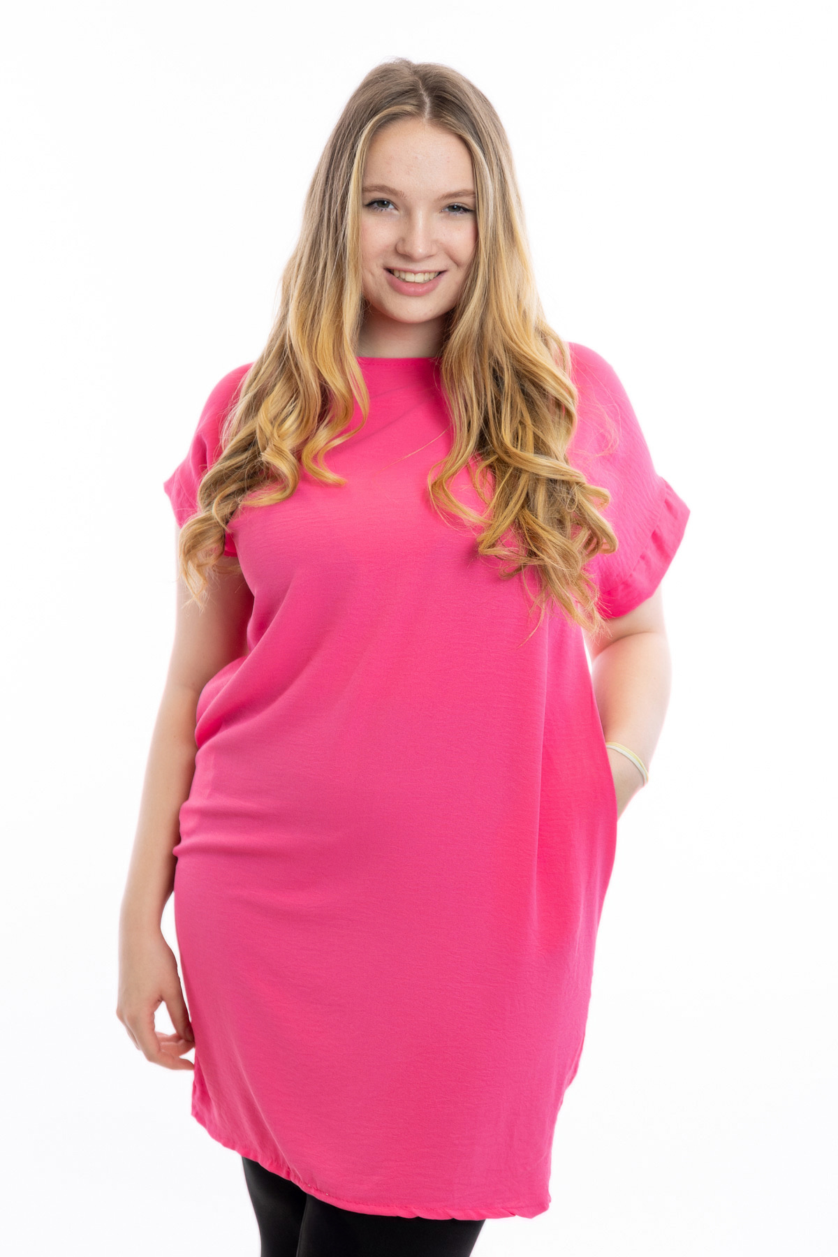 Italy fashion Letní šaty LEONA Barva: Růžová