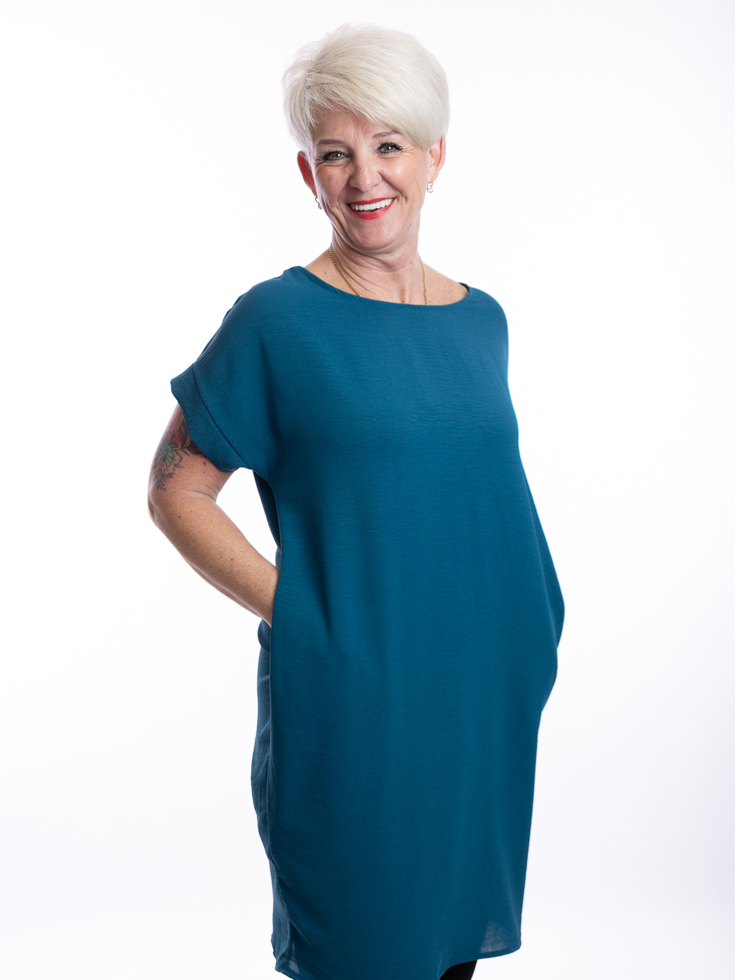 Italy fashion Letní šaty LEONA Barva: Petrolejová