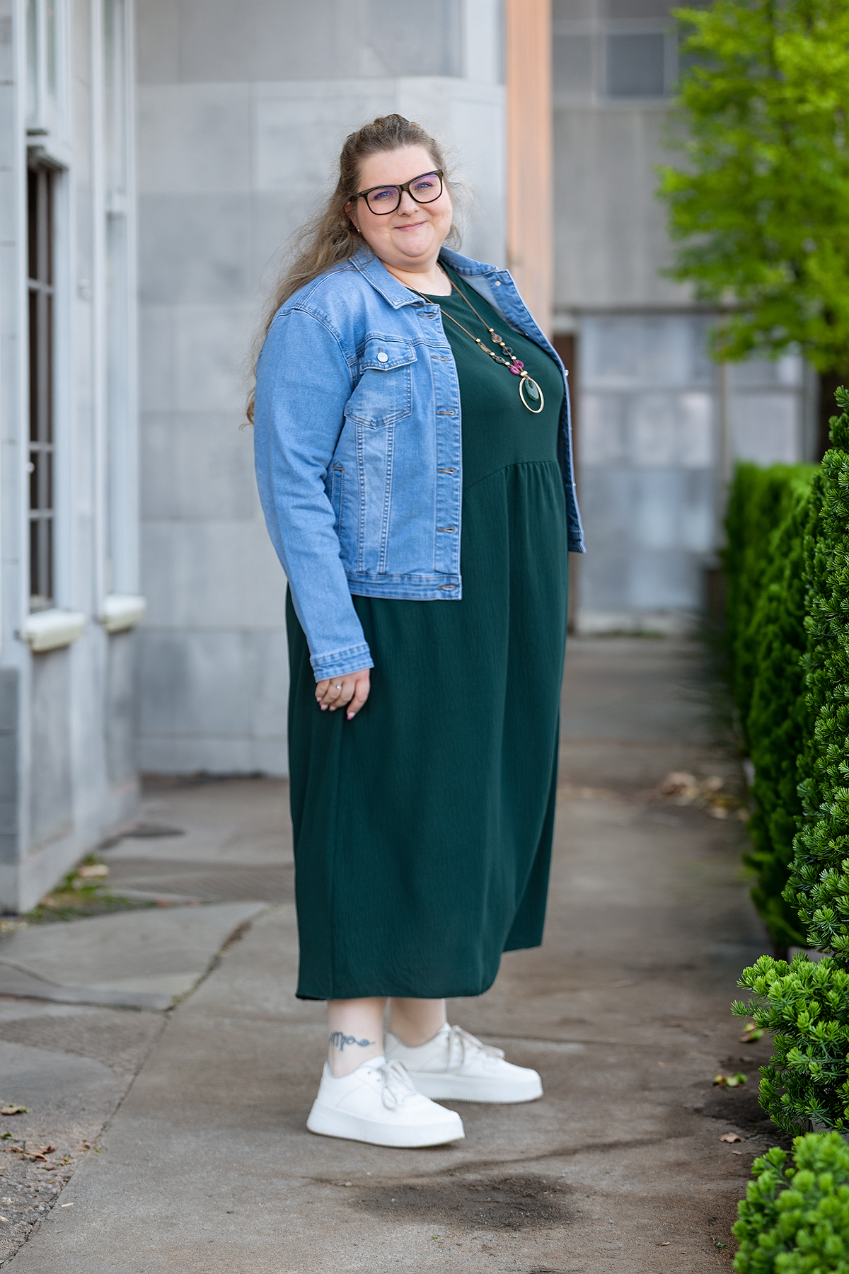 Italy fashion Maxi šaty VIANA Barva: Tmavě zelená