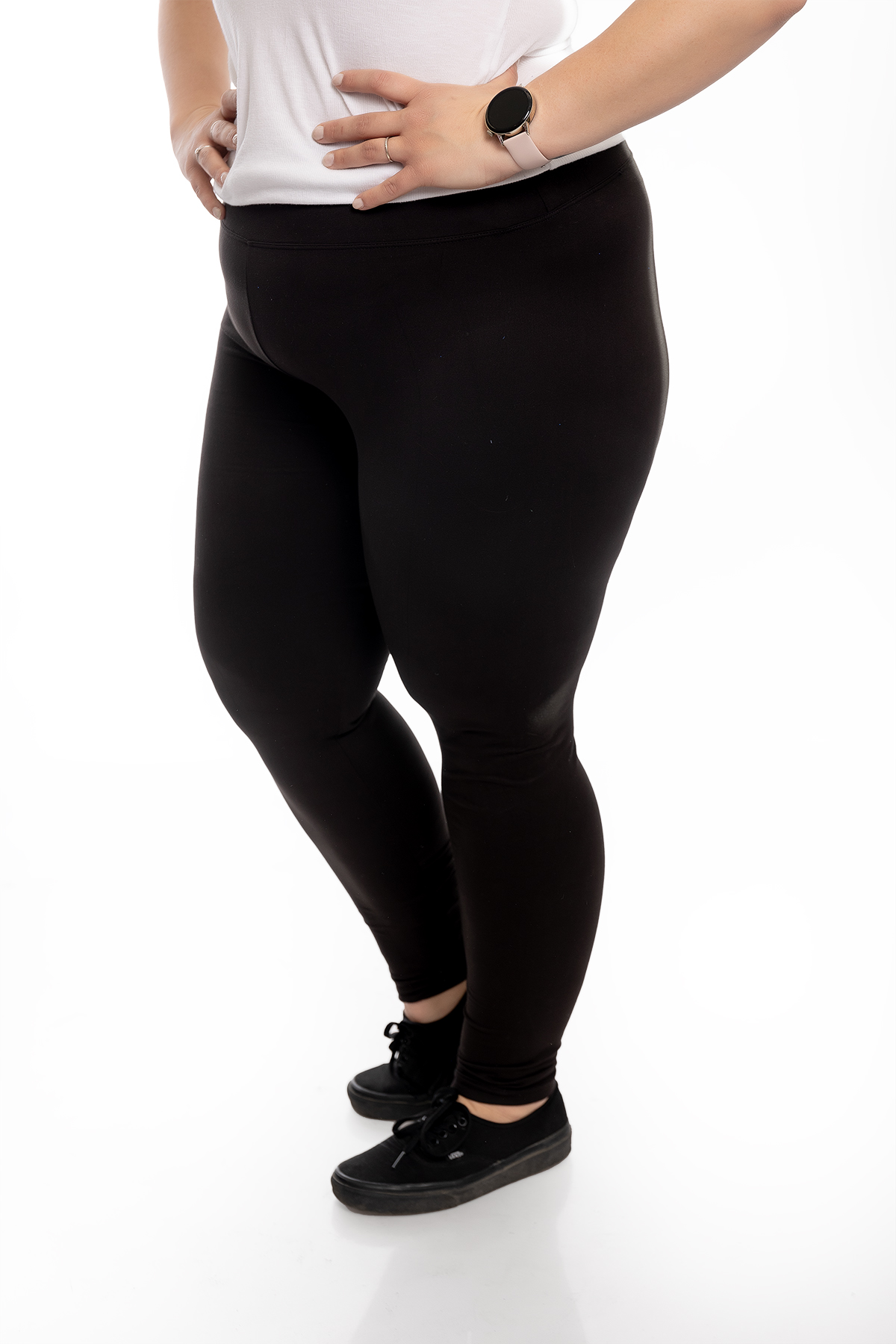 Levně FANNIFEN Legíny BASIC light MAXI [Y200D] Barva: Černá
