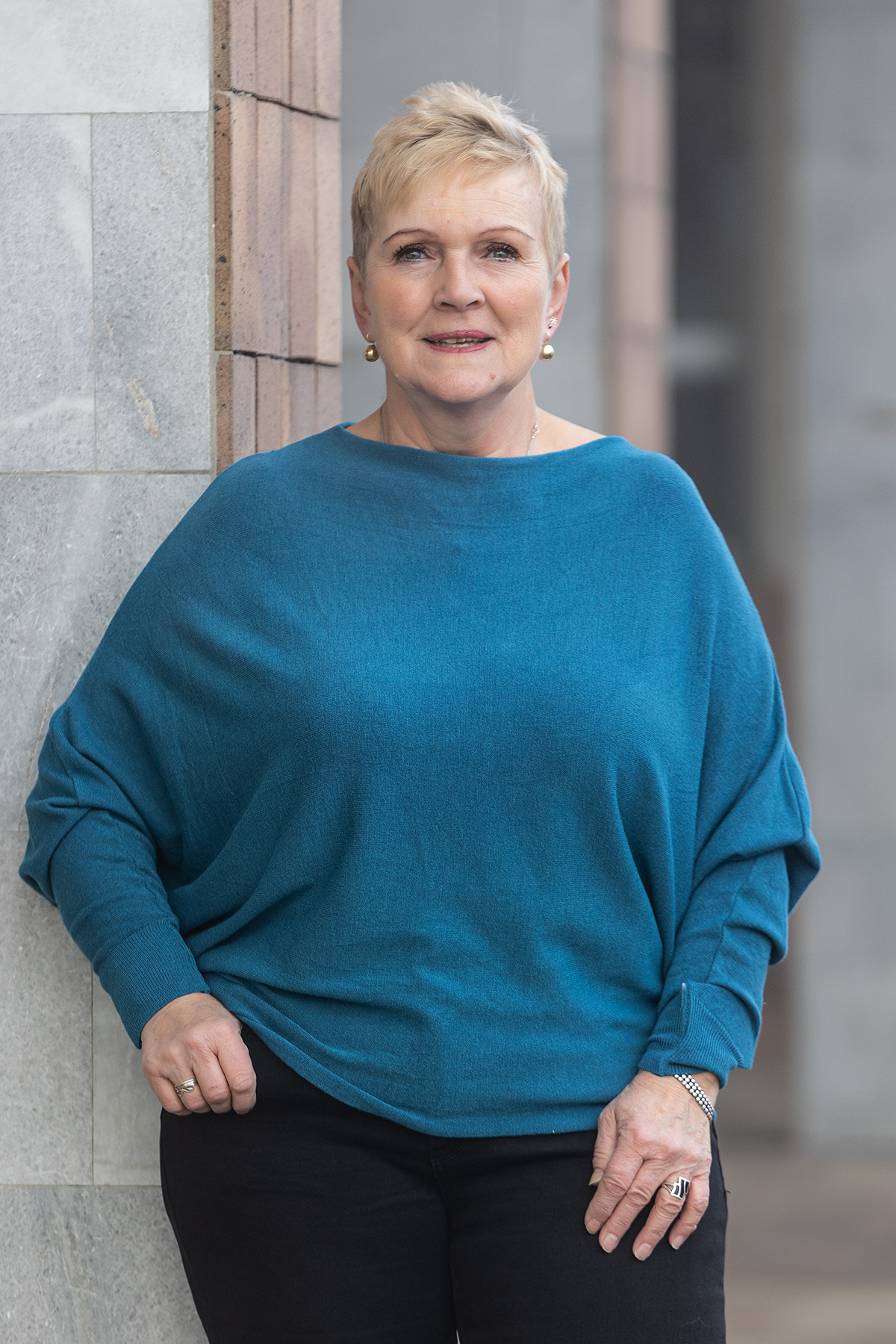 Italy fashion Úpletový svetr IRENE Barva: Petrolejová