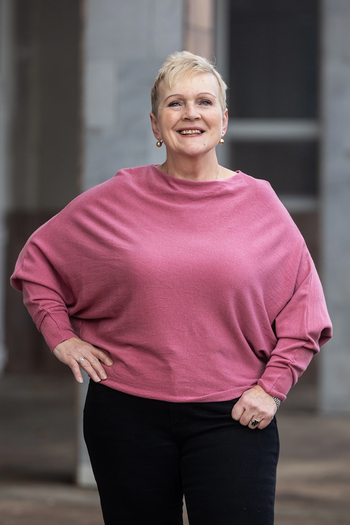 Italy fashion Úpletový svetr IRENE Barva: Starorůžová