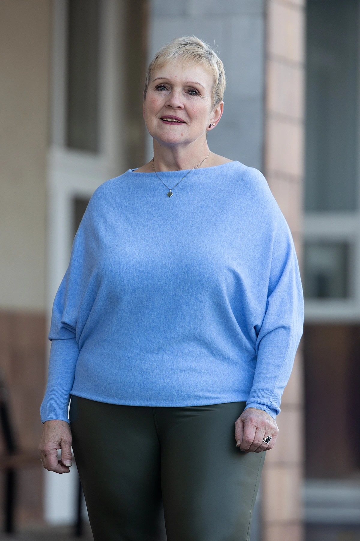 Italy fashion Úpletový svetr IRENE Barva: Světle modrá