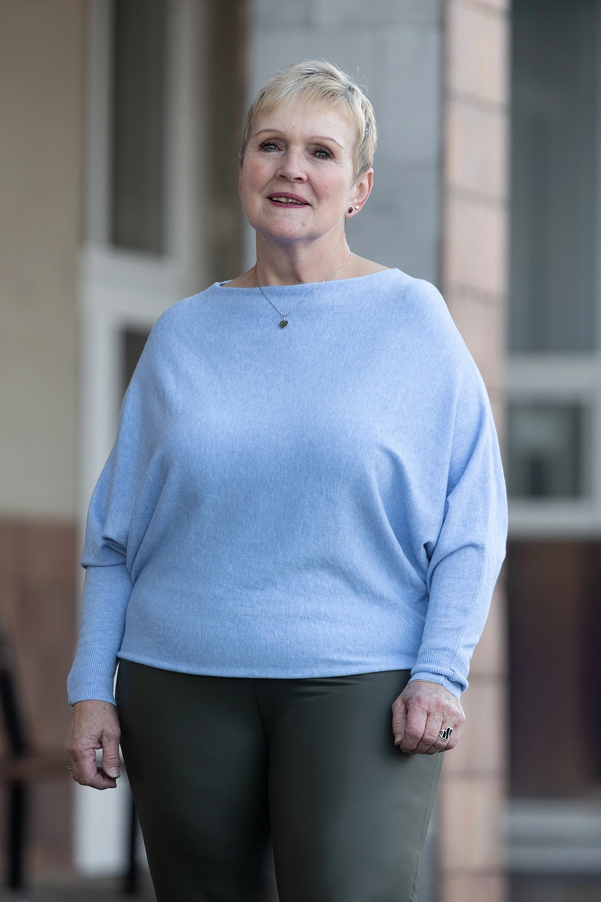 Italy fashion Úpletový svetr IRENE Barva: Blankytně modrá