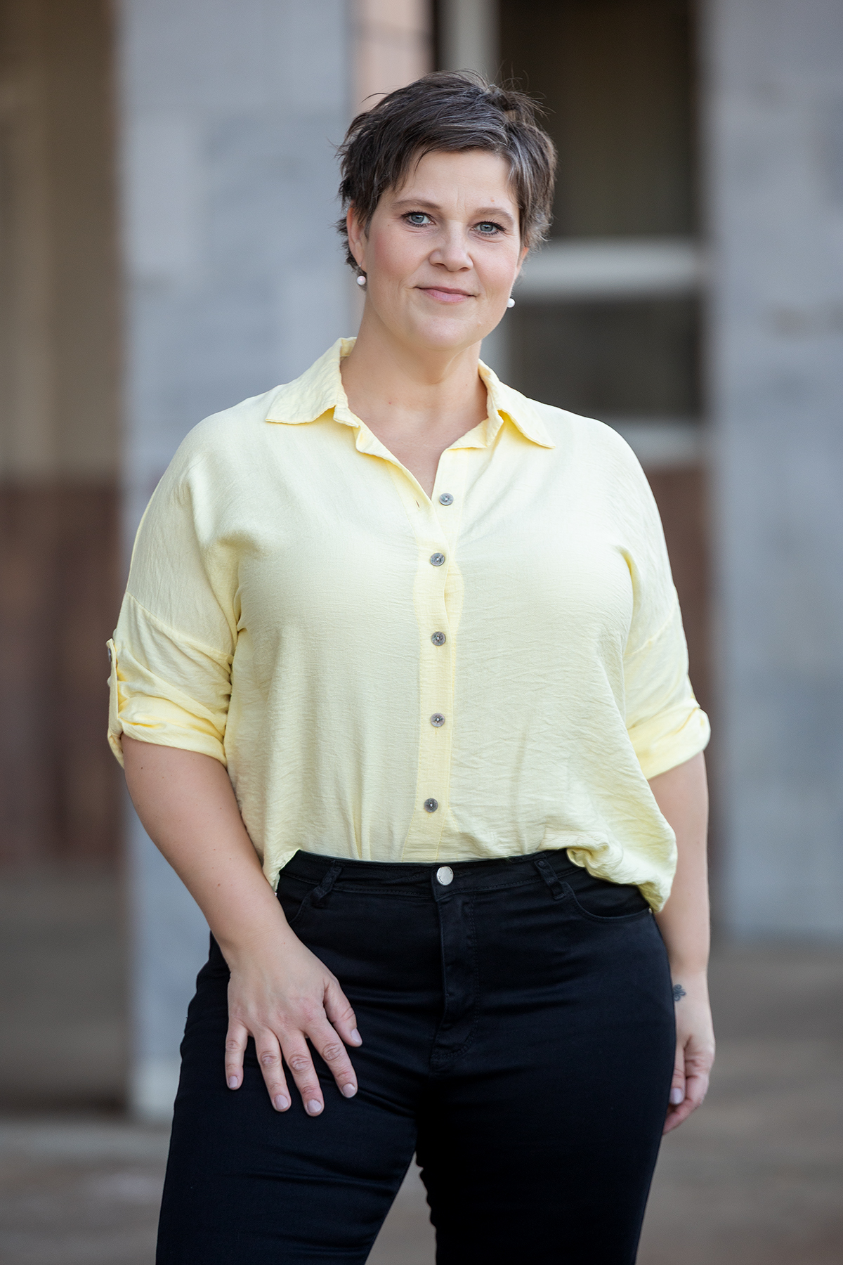 Italy fashion Oversize košile CLEA Barva: Žlutá