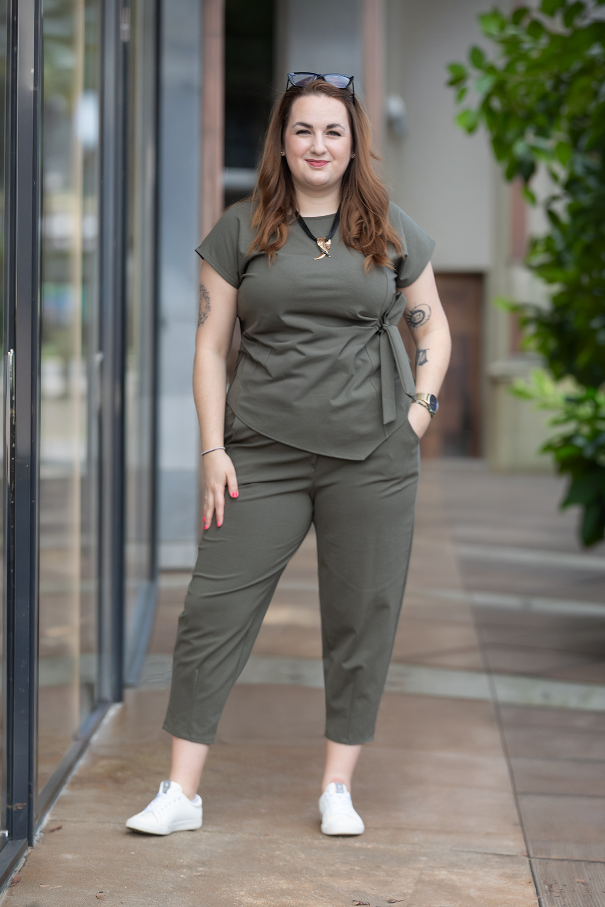 Italy fashion Komplet SAKURA Barva: Khaki