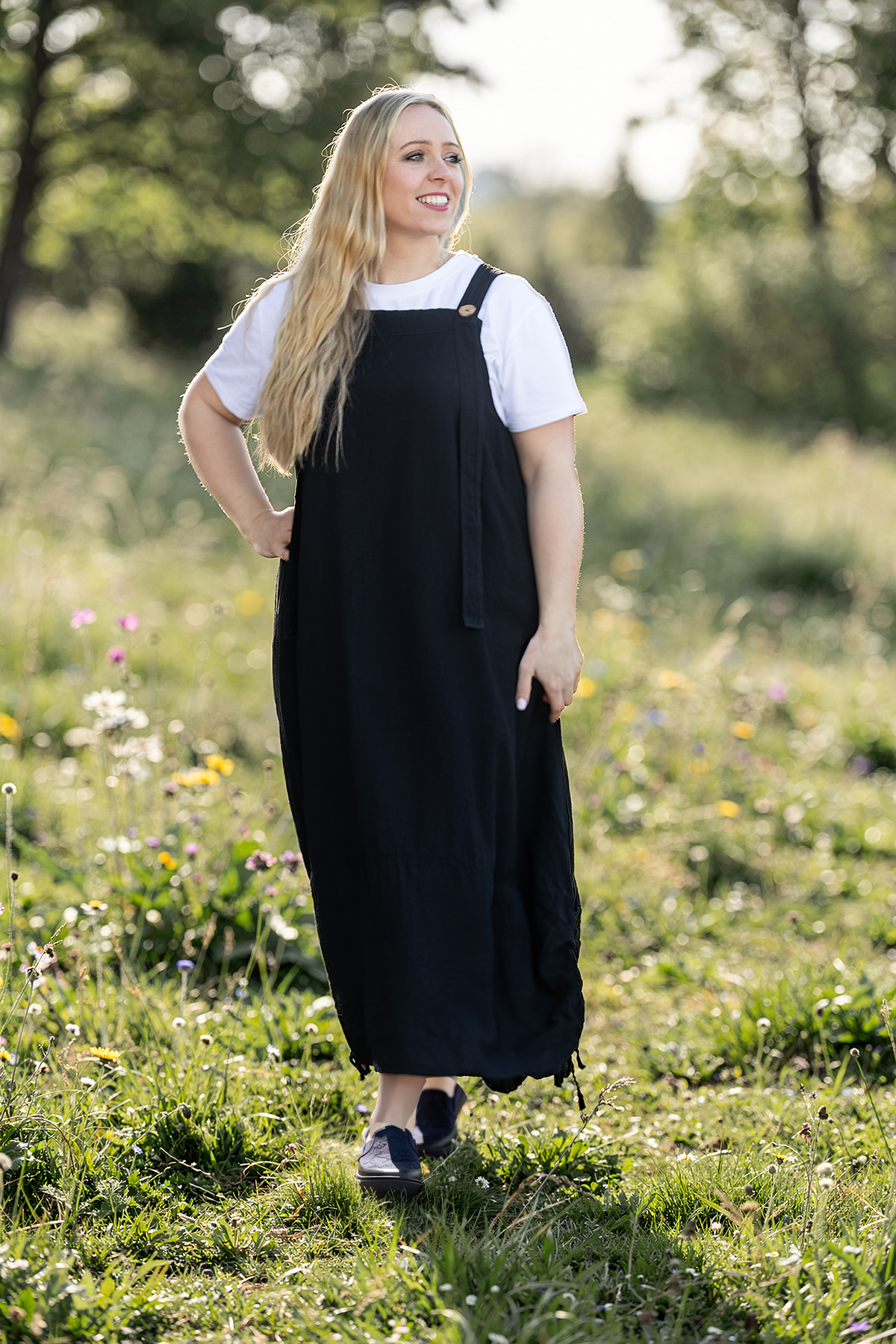 Levně Italy fashion Šaty ALENA Barva: Černá