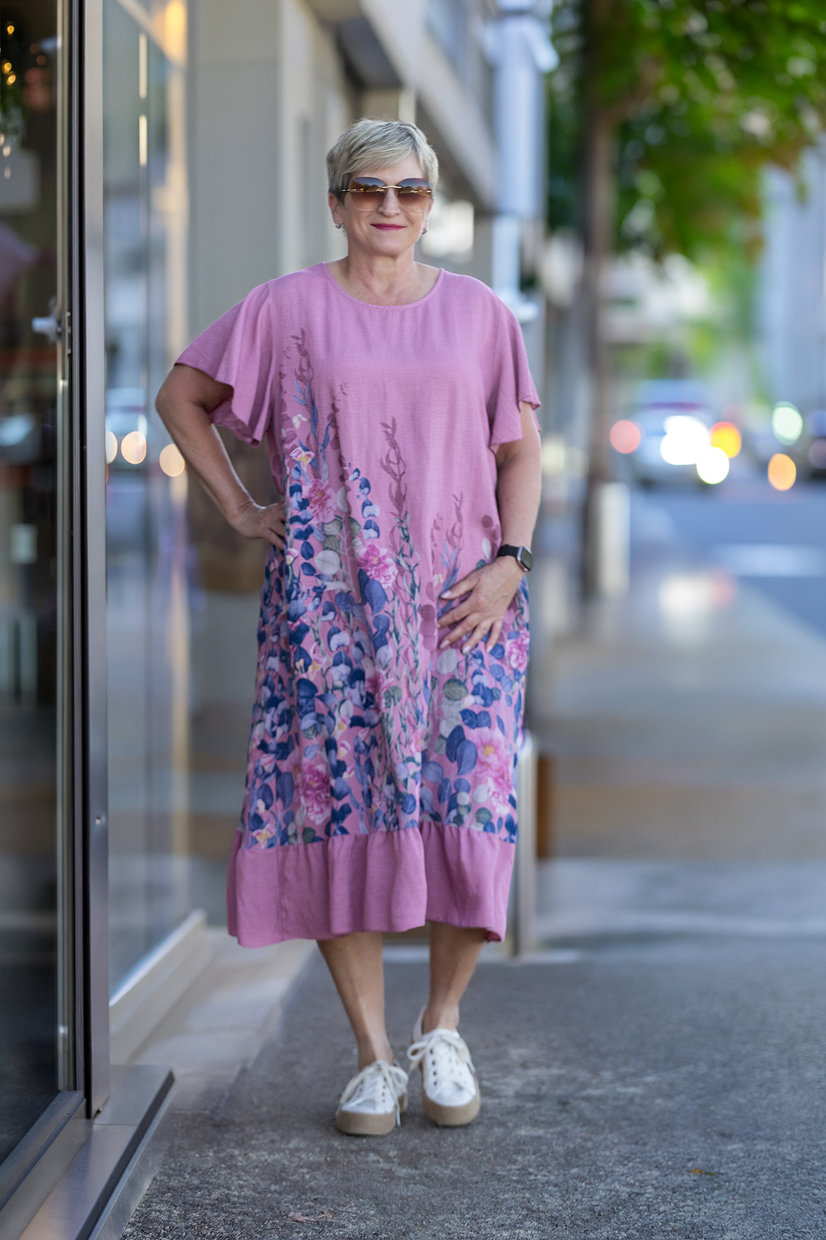Levně Italy fashion Letní šaty JIŘINA Barva: Starorůžová