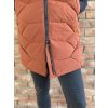 Dlouhá zimní vesta (Barva Skořicová, Velikost 3XL)