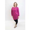 damske saty simply plus ruzova