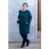 damske saty simply plus tmave zelena