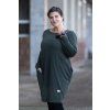 damske saty simply plus tmave zelena
