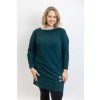 damske saty simply plus tmave zelena