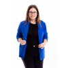 Dámské sako pružné Diana plus královsky modré